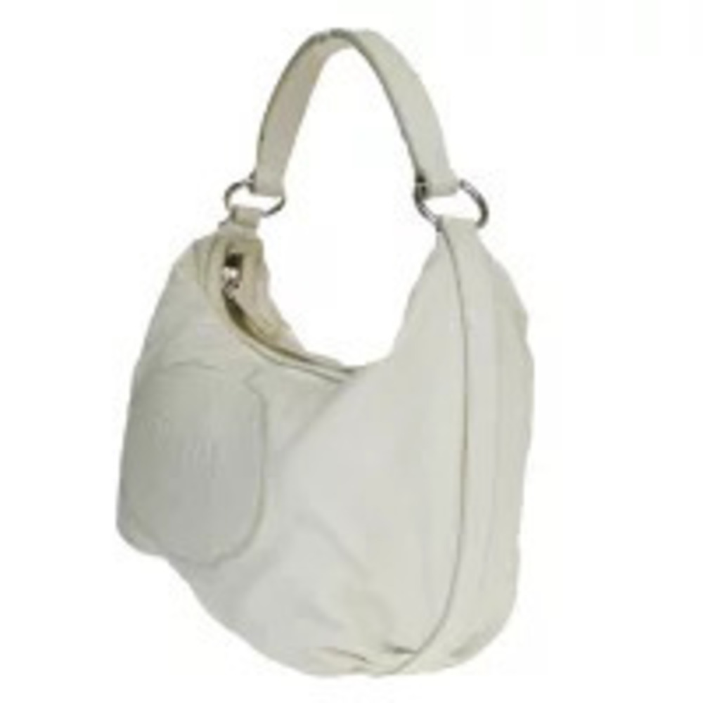 Prada slouchy Vitello leather Daino silhouette White bag hobo White